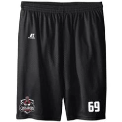 Crusaders Mesh Short Ohne Seitentaschen Black