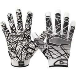Cutters S150 Game Day Receiver Glove - Youth - White