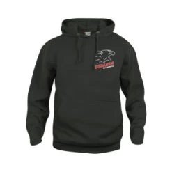 Eisbären Burgau Fan-Hoody "Front & Back"- Black