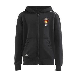 Craft EV Moosburg Team-Fullzip-Hoody- Junior - Black