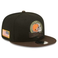 NewEra NFL 22 Salute To Service 9FIFTY Snapback Cap - Cleveland Browns