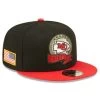NewEra NFL 22 Salute To Service 9FIFTY Snapback Cap - Kansas City Chiefs