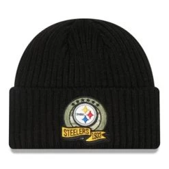 NewEra NFL 22 Salute To Service Knit Hat - Pittsburgh Steelers