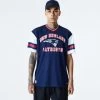 NewEra NFL Stripe Sleeve Oversized Tee - New England Patriots