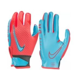 Nike Vapor Jet 6.0 Youth Glove, BrightCrimson/MetallicSilver/BalticBlue